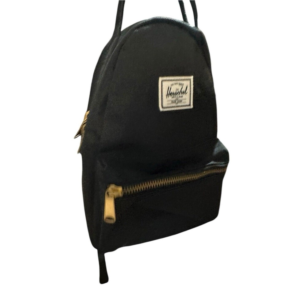 Herschel Nova Mini Backpack Black Crosshatch/Black Unisex Bag - NWOT